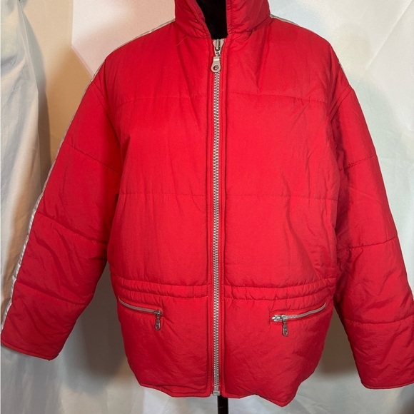 Liz Claiborne Jackets & Blazers - Vintage LIZ CLAIBORNE Women’s Red Puffer Jacket Size M Petite